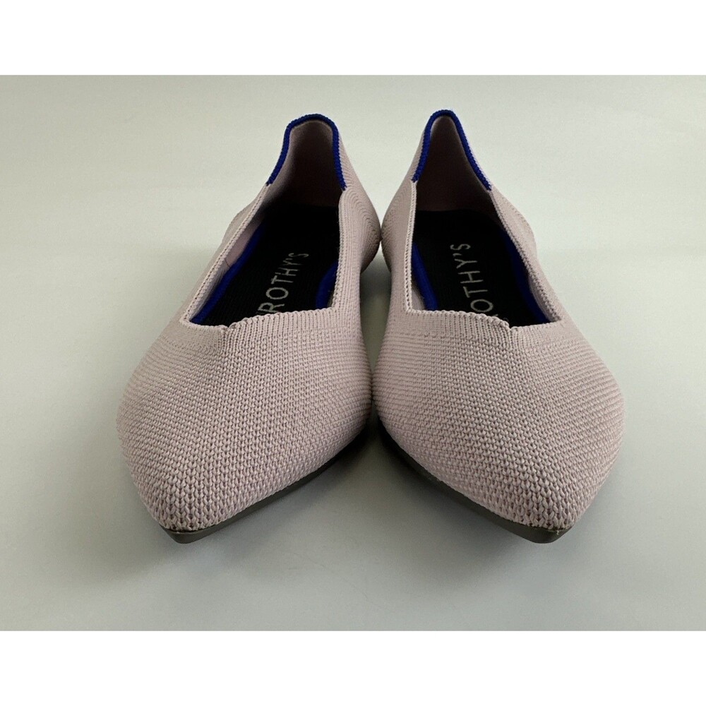 Rothys The Point Flat Petal Pink Slip On Fabric Comfort Lightweight Womens 7 - Picture 4 of 11